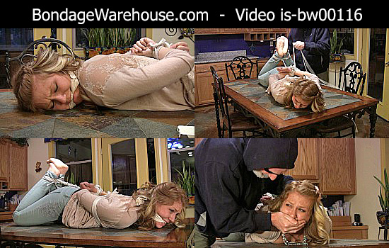 IS-BW00116 - Hogtied on the Kitchen Table
